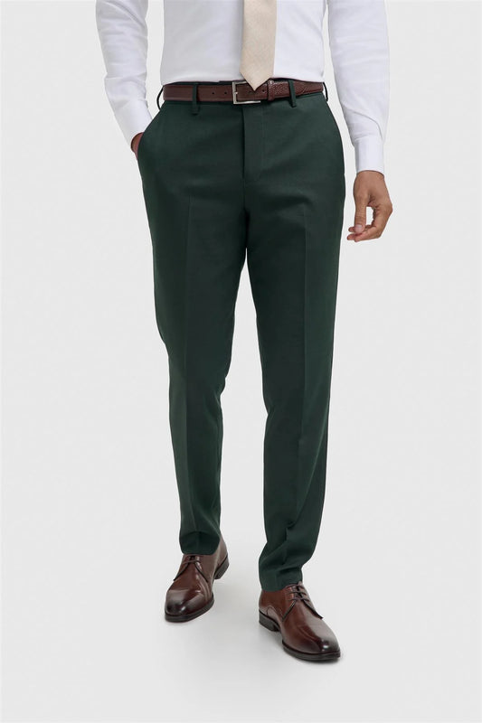 Cavani Malibu Forest Green Tailored Trousers