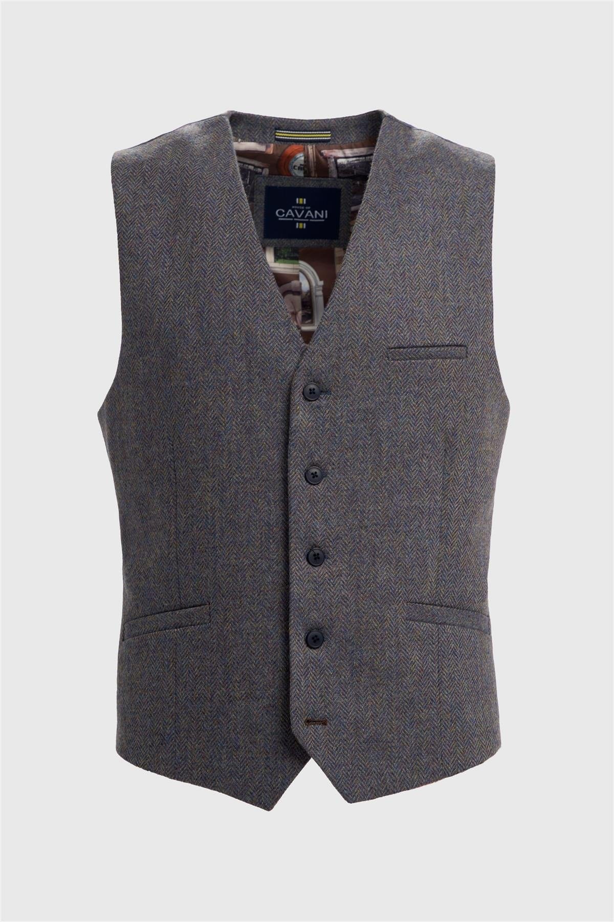Cavani Thomas Savoy Tweed Waistcoat