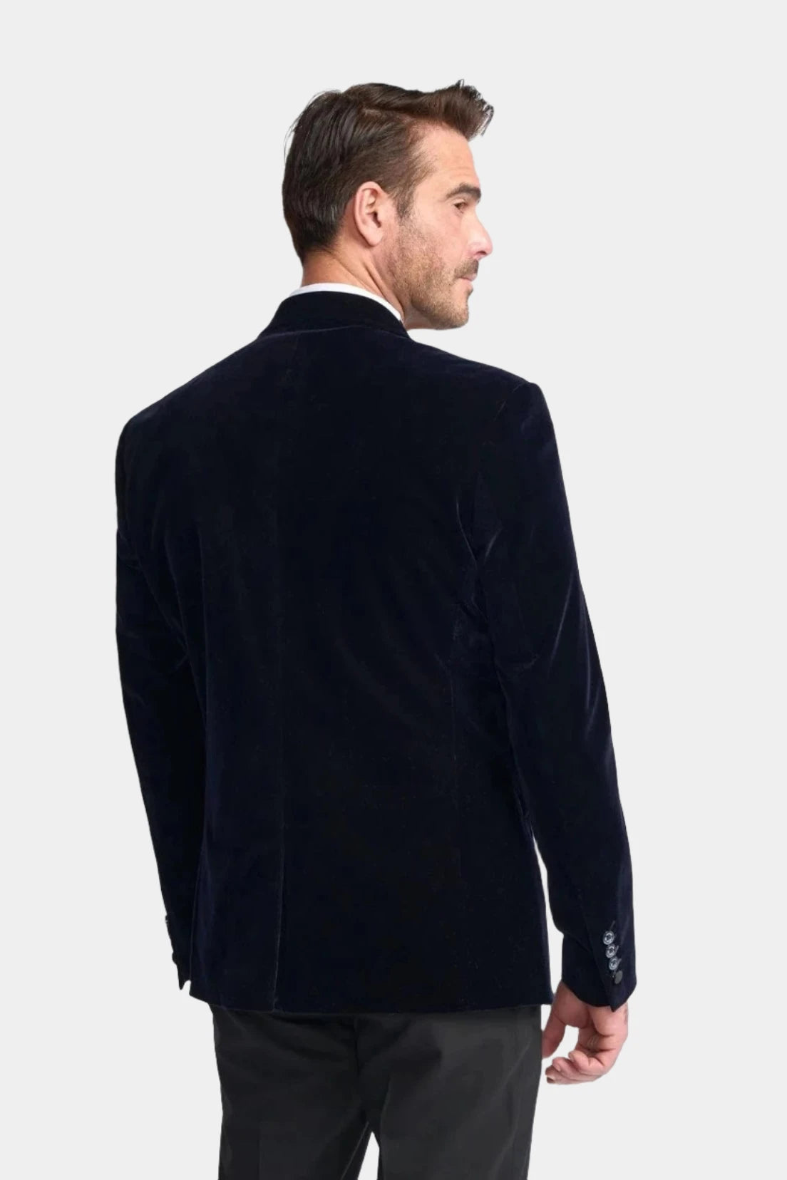 CAVANI ROSA NAVY VELVET BLAZER
