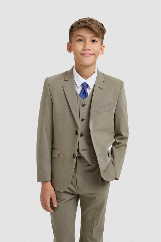 Cavani Donatella Sage Boys Three Piece Suit