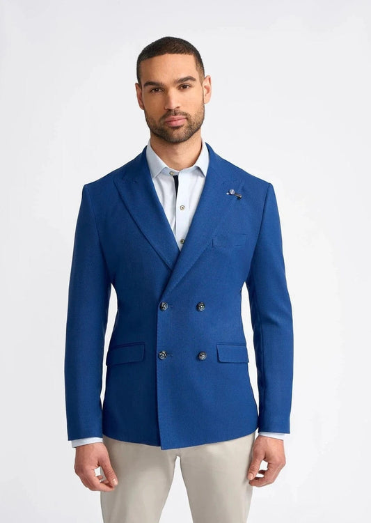 ROMEO ELECTRIC BLUE DOUBLE BREASTED BLAZER
