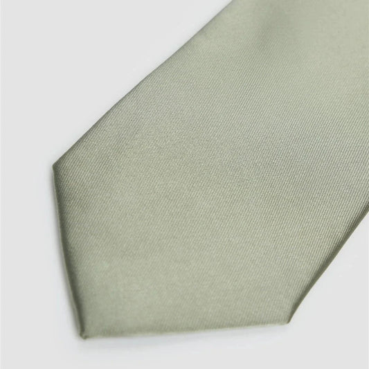 Cavani Sage Plain Tie Set