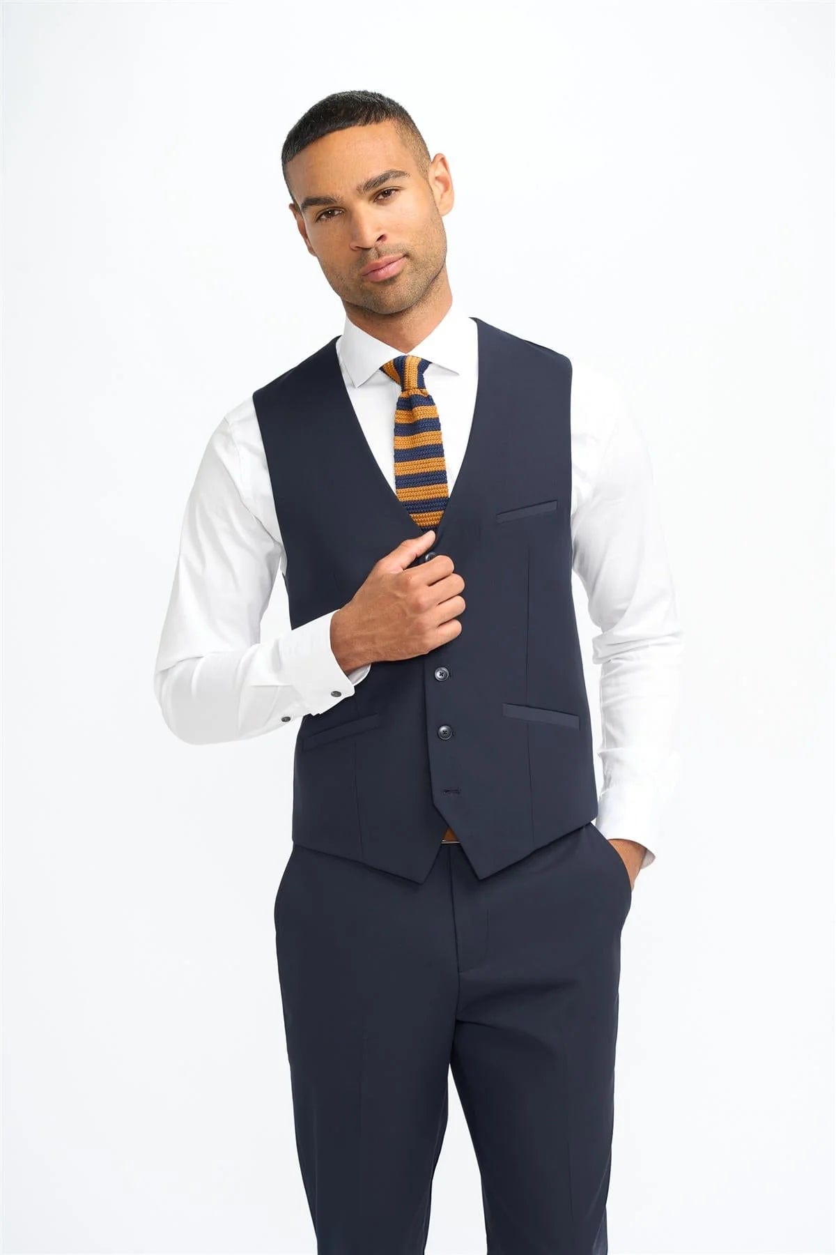 CAVANI MALIBU NAVY 3-PIECE SUIT