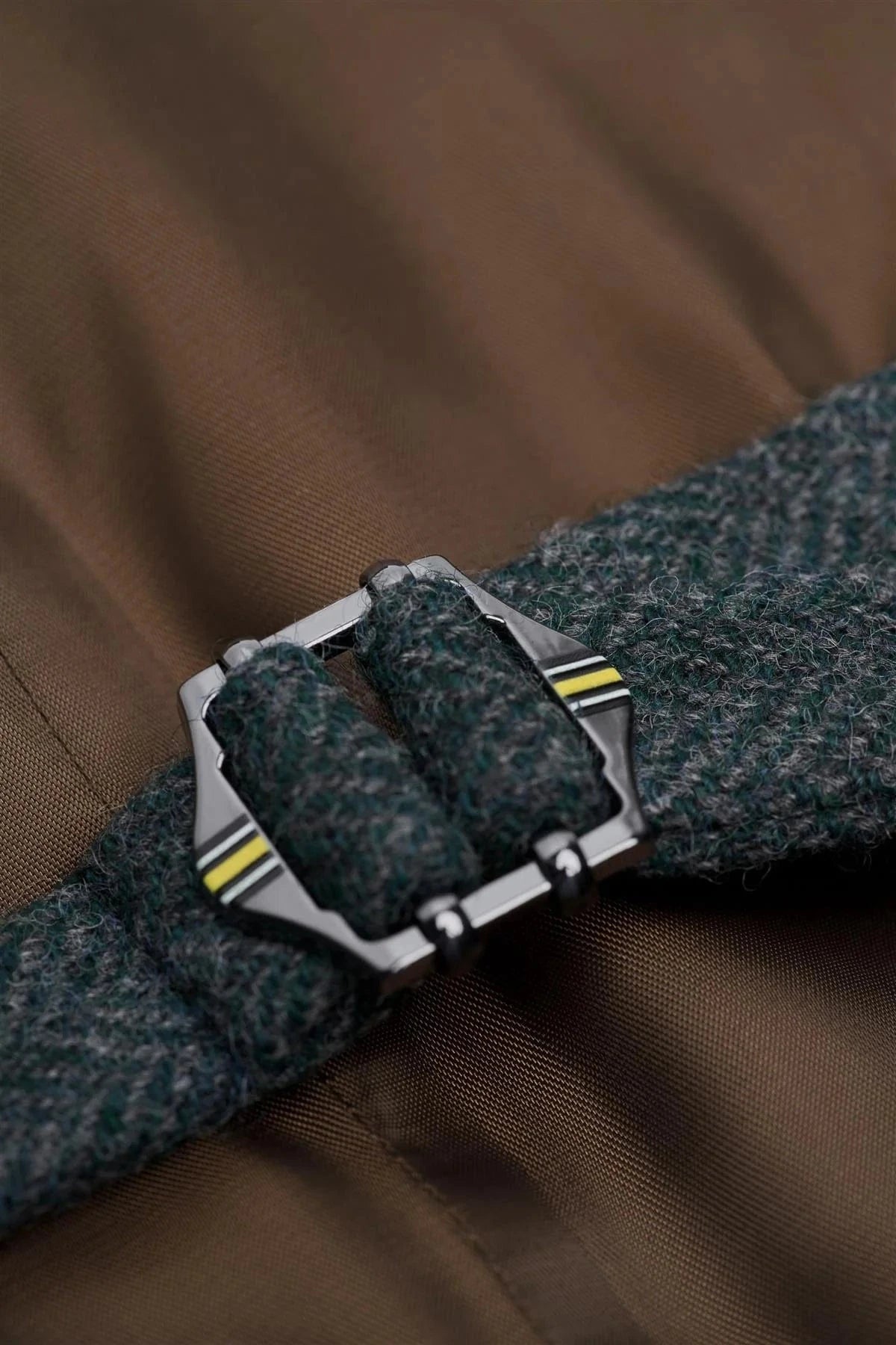 Cavani Thomas Lush Olive Tweed Waistcoat