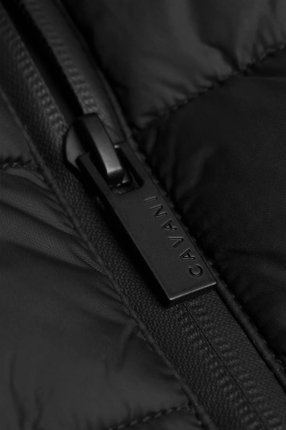 Cavani Heston Black Overcoat