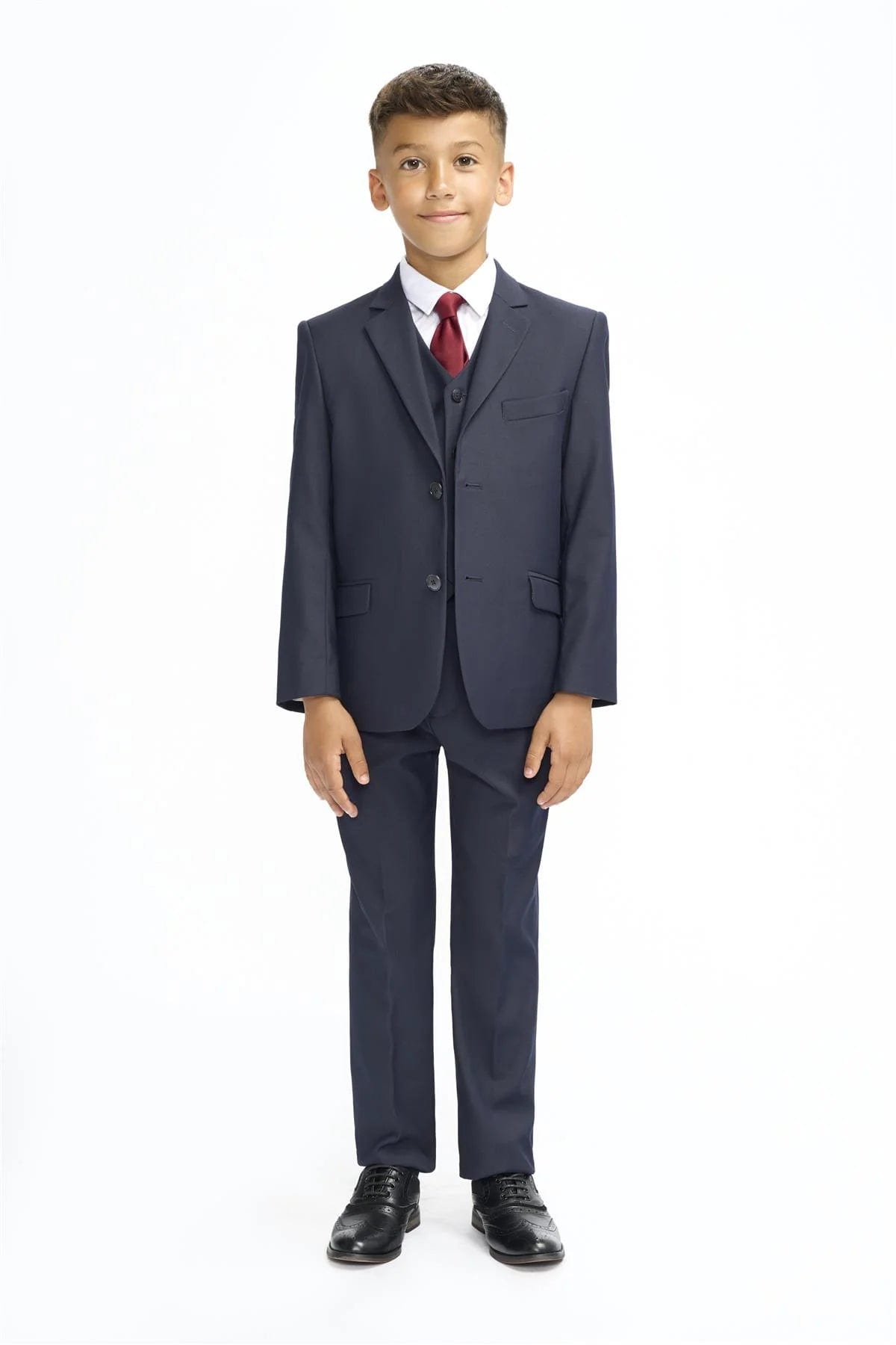 CAVANI MALIBU BOYS NAVY 3-PIECE SUIT