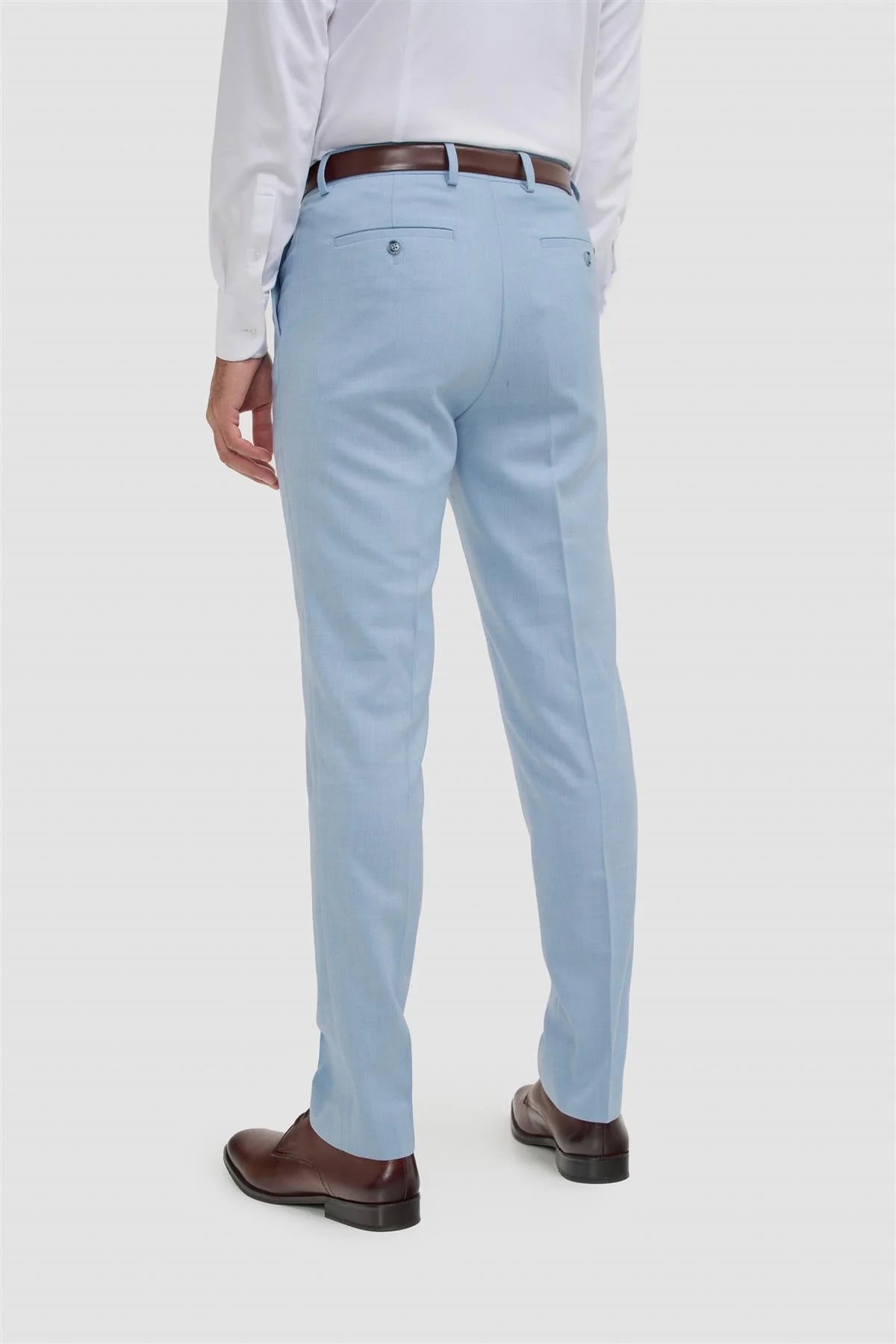 Cavani Malibu Sky Blue Melange Trouser