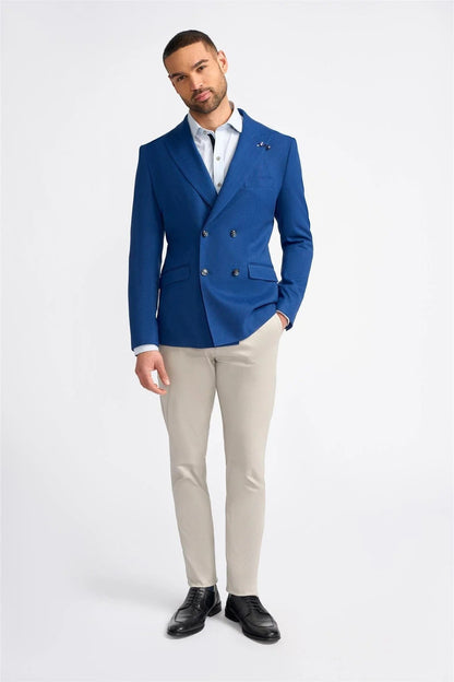 ROMEO ELECTRIC BLUE DOUBLE BREASTED BLAZER