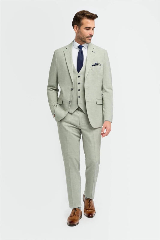 Cavani Camden Sage 3-Piece Suit