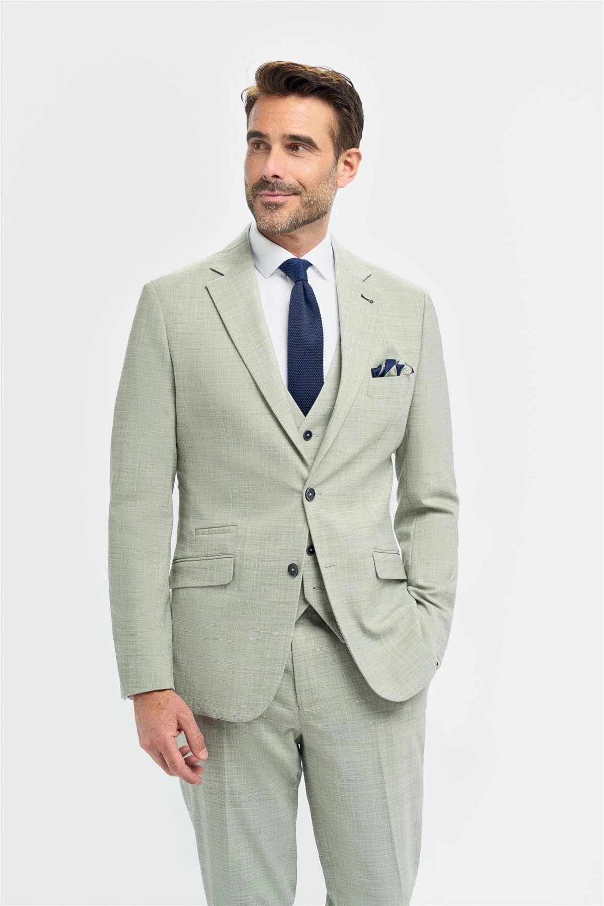 Cavani Camden Sage 3-Piece Suit