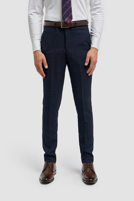 Cavani Caridi Navy Slim-Fit Trousers