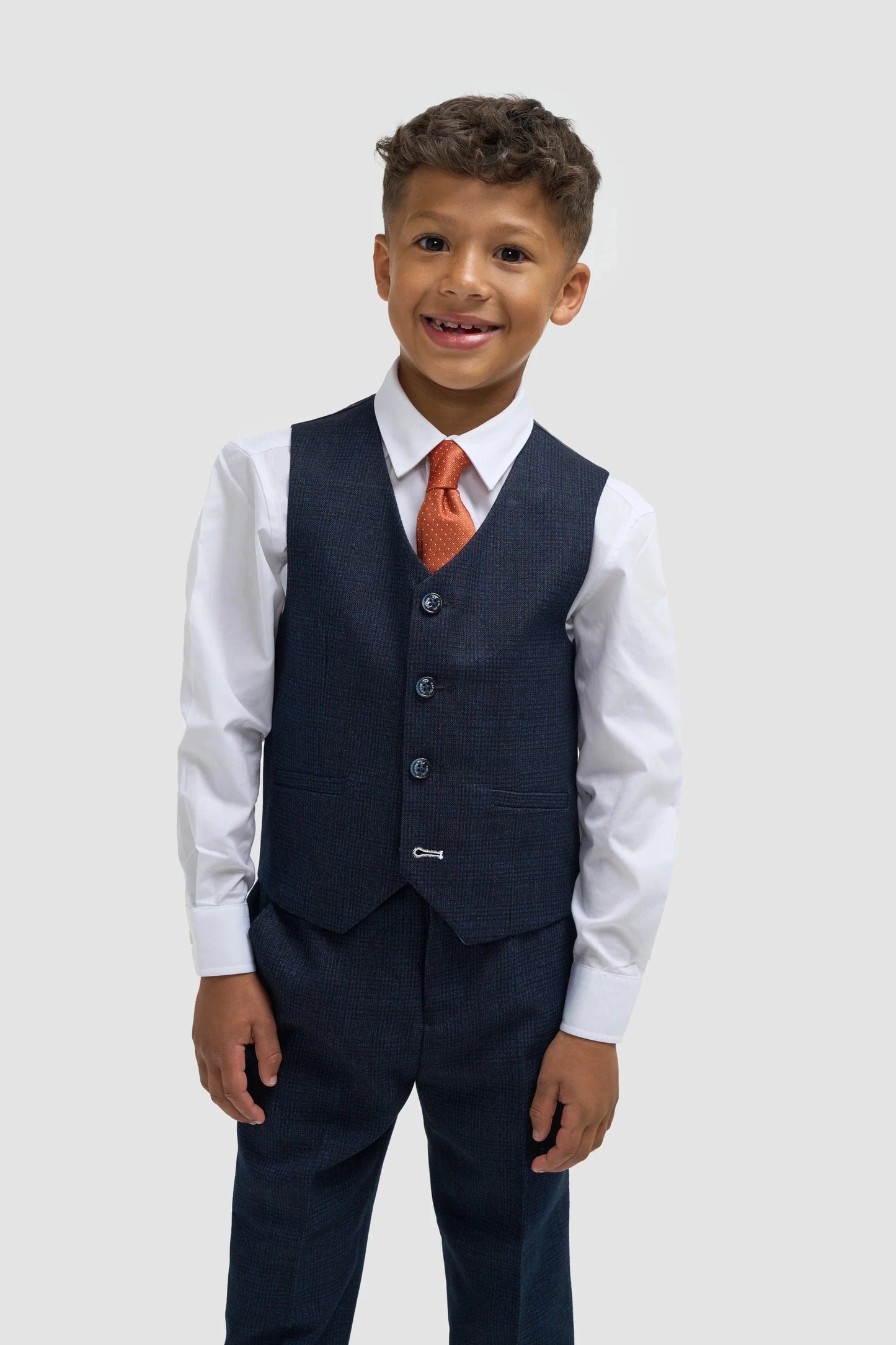 Cavani Caridi Navy Boys 3-Piece Suit