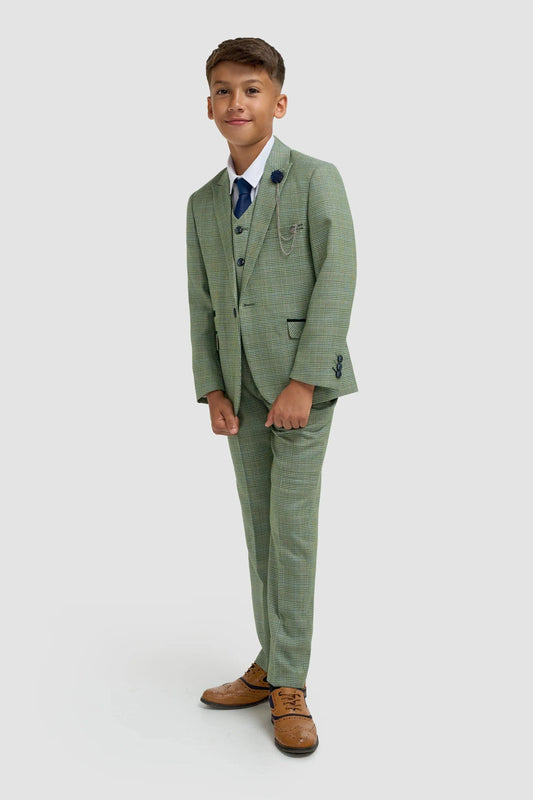 Cavani Caridi Sage Boys 3-Piece Suit