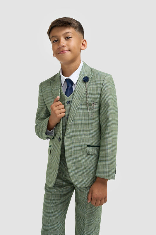 Cavani Caridi Sage Boys 3-Piece Suit