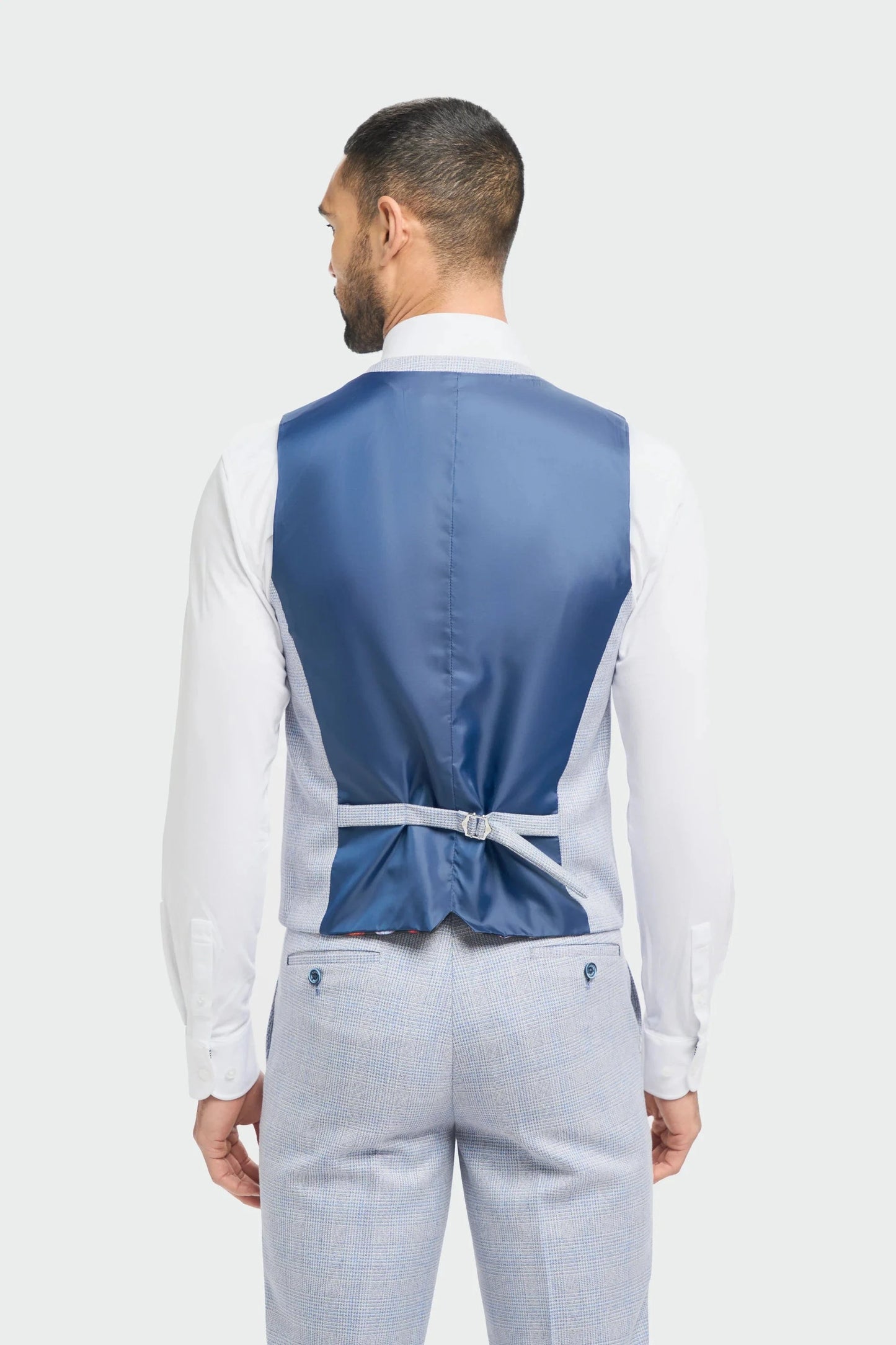 Cavani Caridi Sky Check 3-Piece Suit