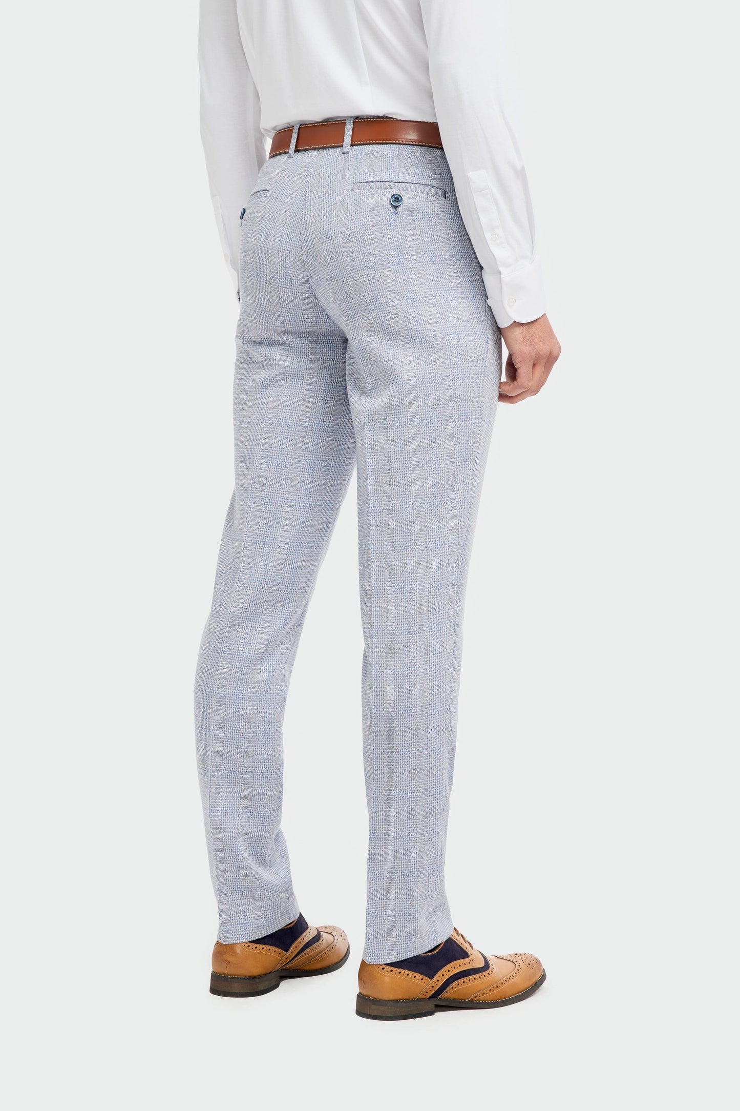 Cavani Caridi Sky Check 3-Piece Suit