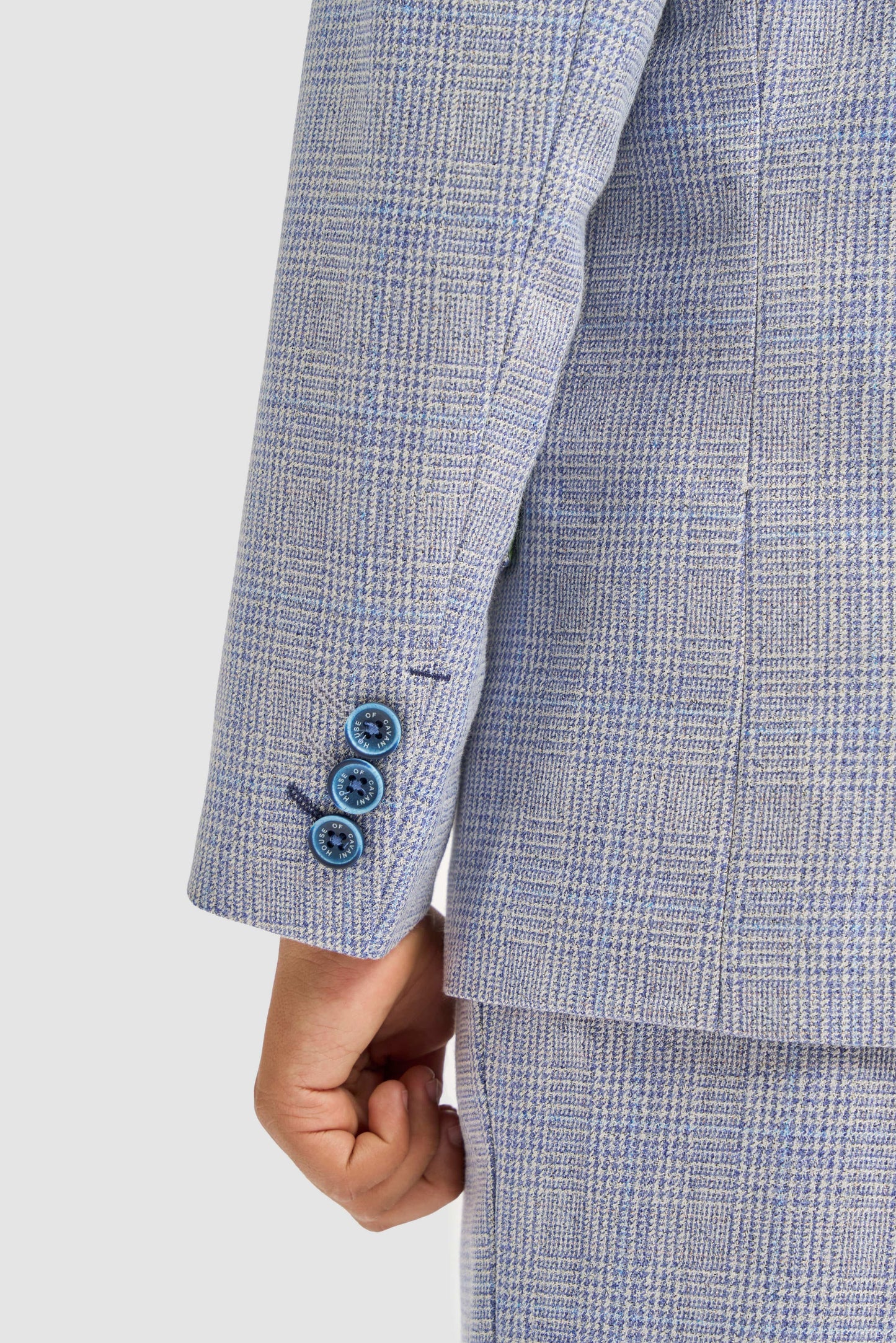 Cavani Caridi Sky Blue Boys 3-Piece Suit