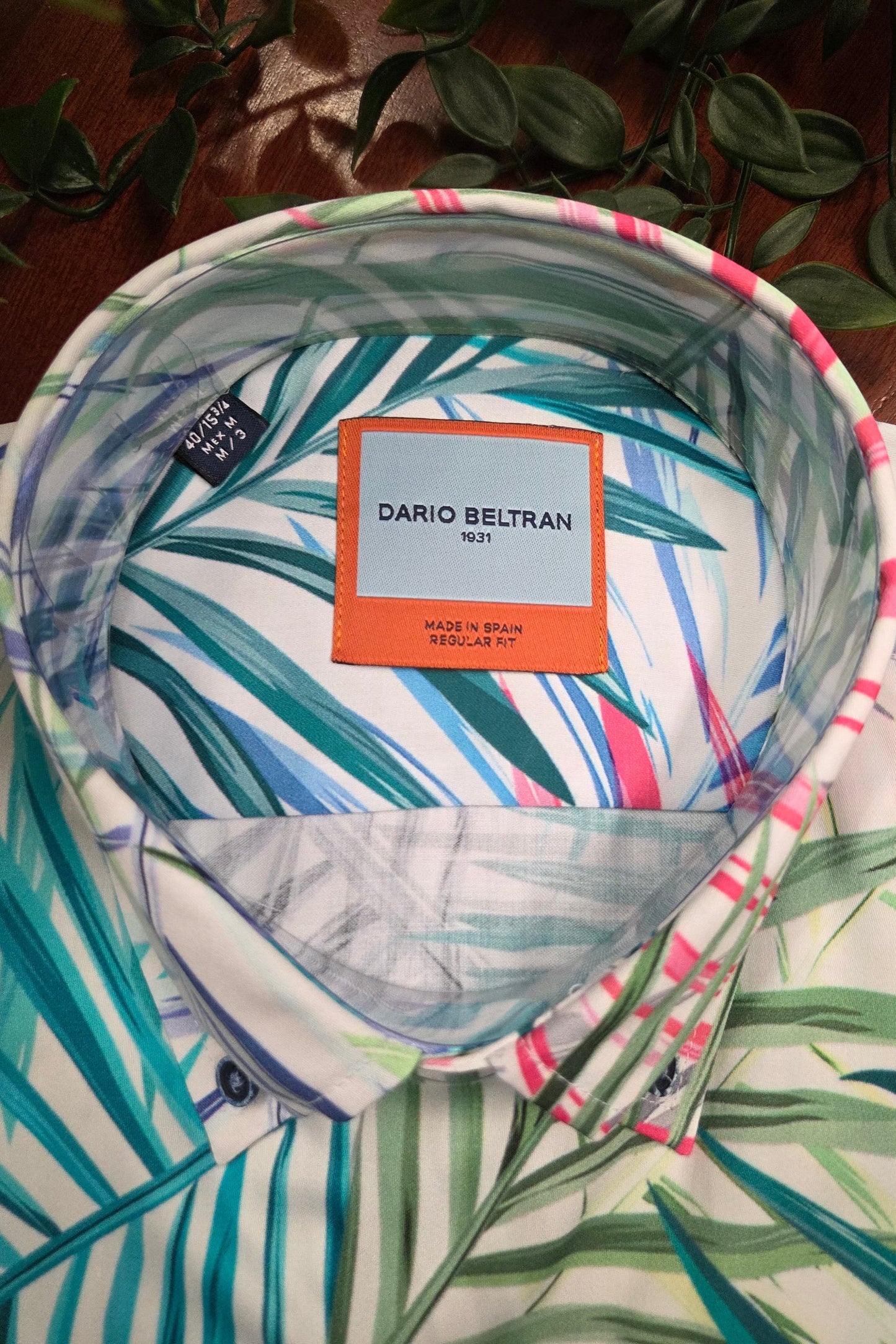 DARIO BELTRAN PALMS PRINT SHIRT