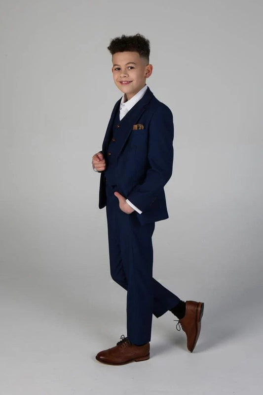 Paul Andrew Mayfair Blue Boys 3-Piece Suit