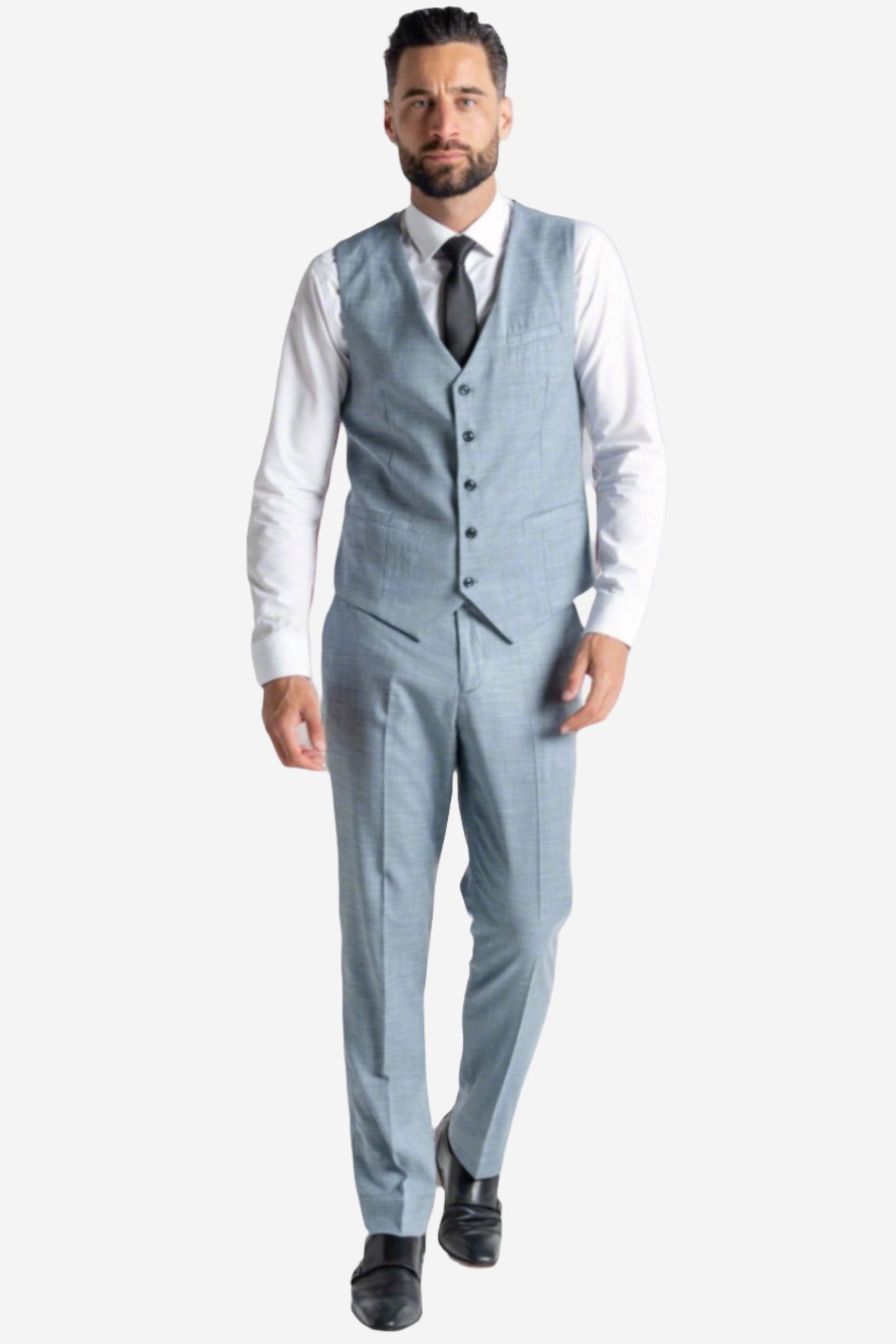 V2 CLASSIC EDWARD PASTEL BLUE 3-PIECE SUIT