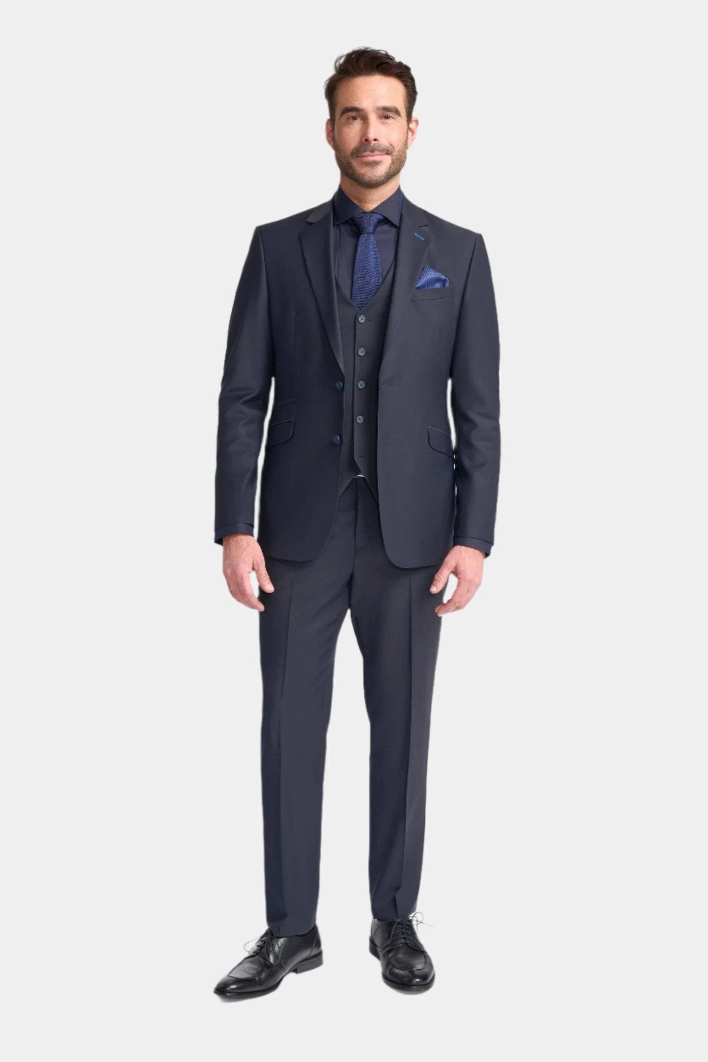 Cavani Bond Midnight Navy 3-Piece Suit