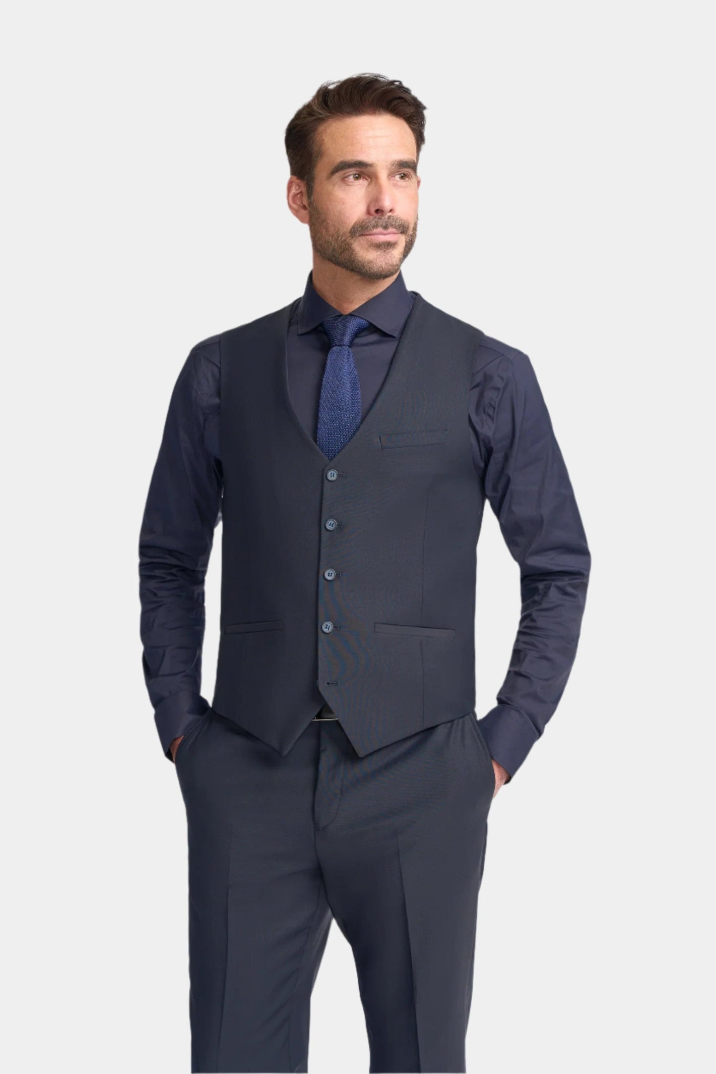 Cavani Bond Midnight Navy 3-Piece Suit