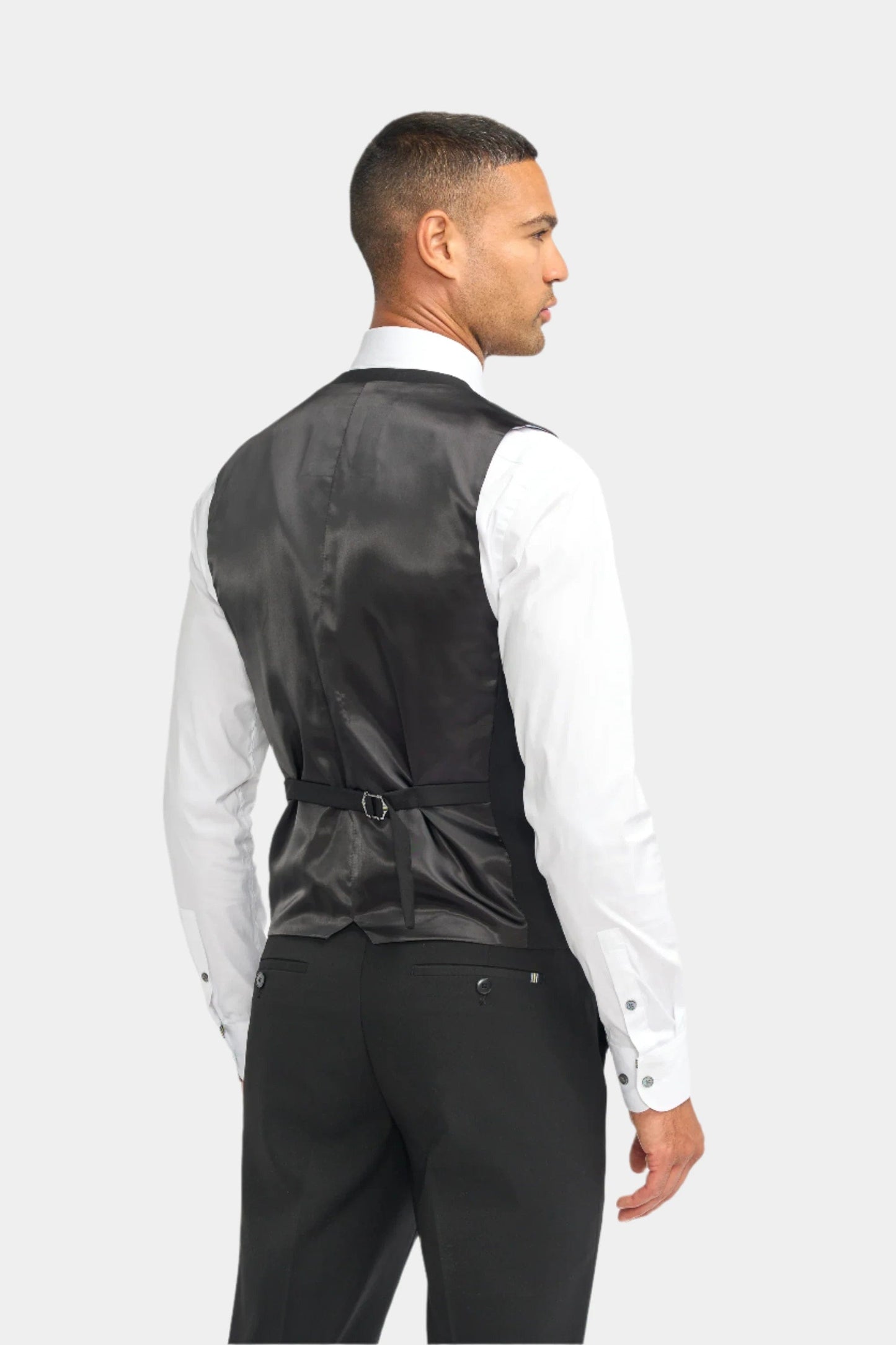 CAVANI MALIBU BLACK 3-PIECE SUIT