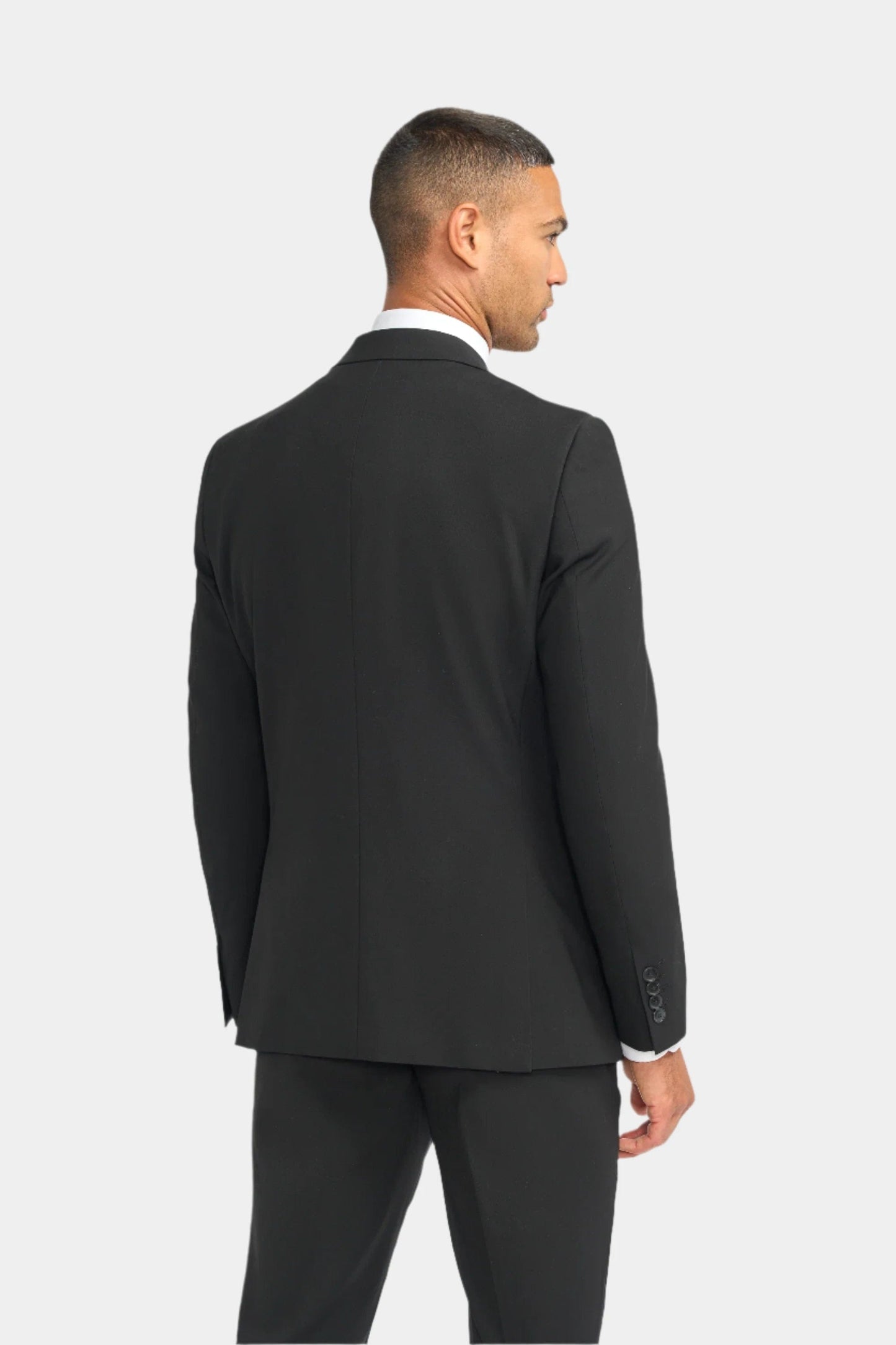 CAVANI MALIBU BLACK 3-PIECE SUIT