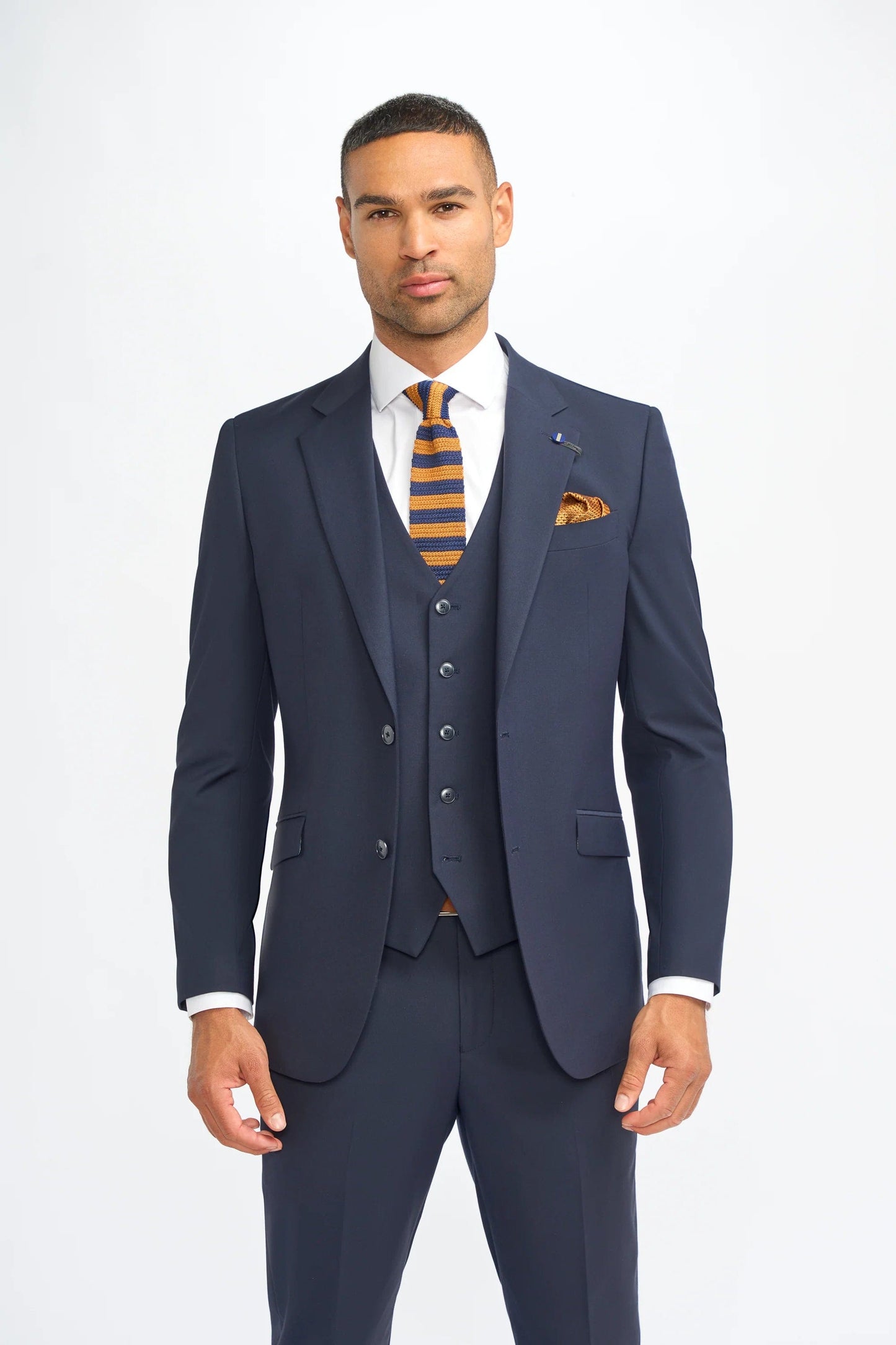 CAVANI MALIBU NAVY 3-PIECE SUIT