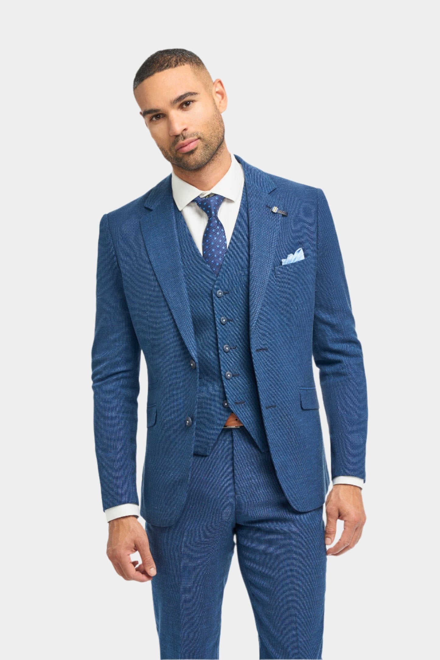 CAVANI MIAMI BLUE 3-PIECE SUIT
