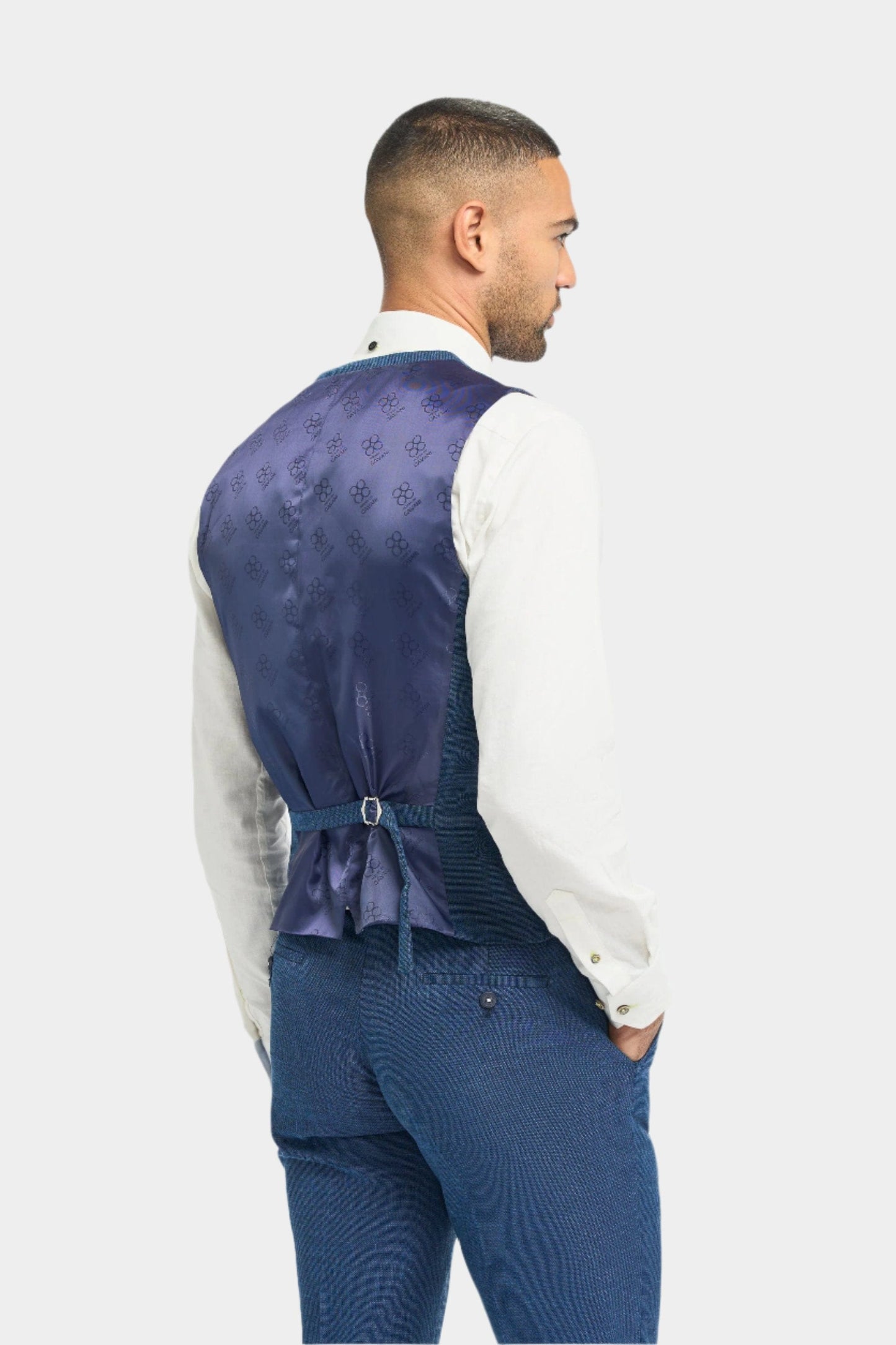 CAVANI MIAMI BLUE 3-PIECE SUIT