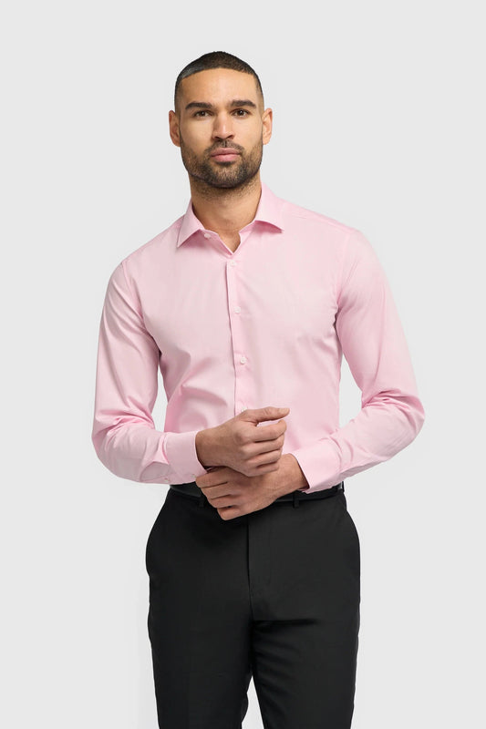 Cavani Miatti Pink Slim Fit Shirt
