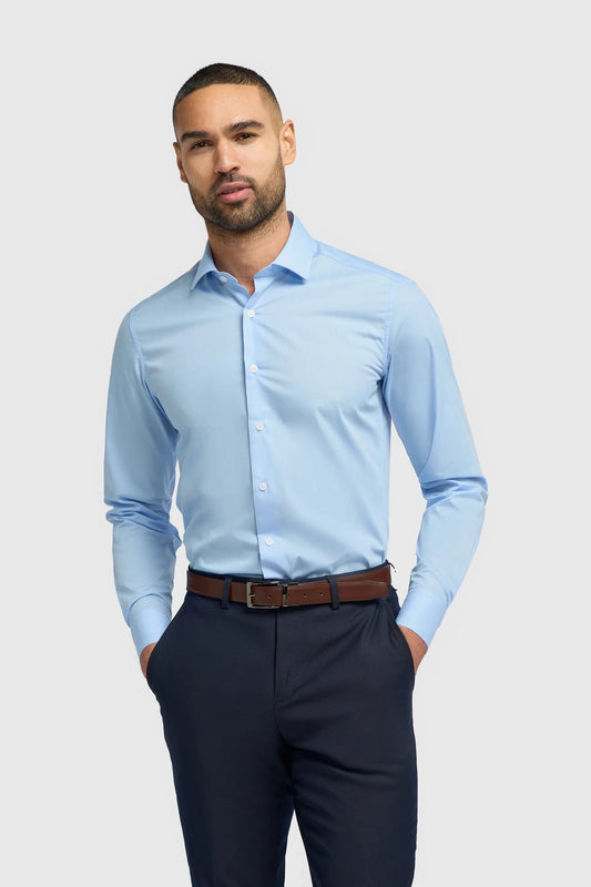 Cavani Miatti Sky Blue Tailored Fit Shirt