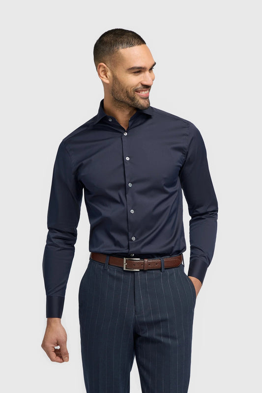 Cavani Monaco Navy Slim Fit Shirt