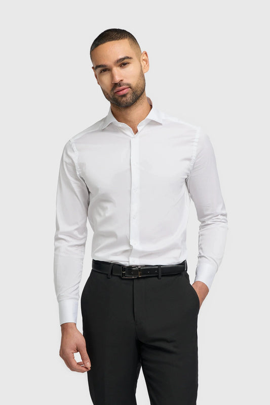 Cavani Monaco White Slim Fit Shirt