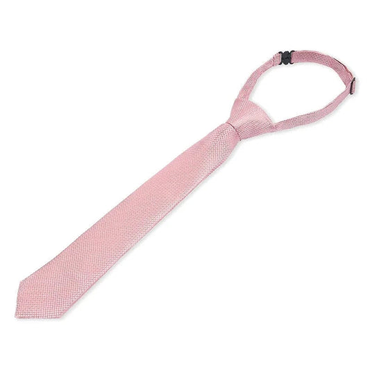 Boys Paul Andrew pink textured tie on a white background