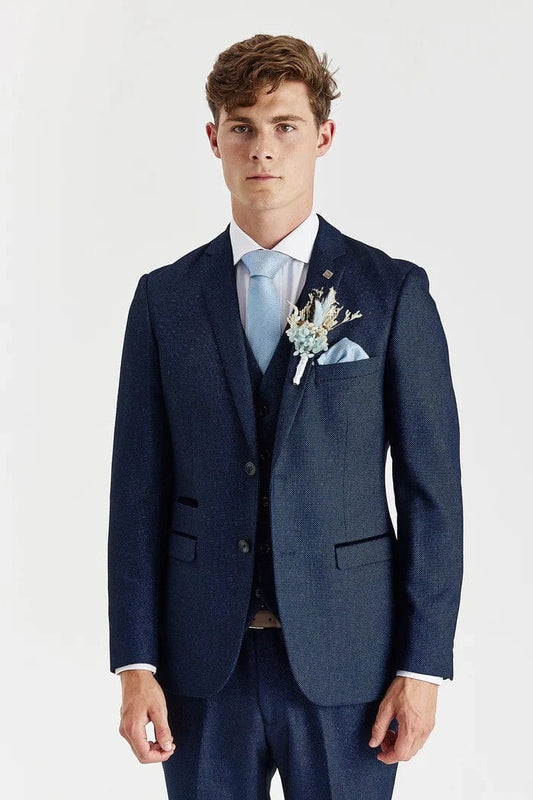 Paul Andrew Arthur Navy 3-Piece Suit