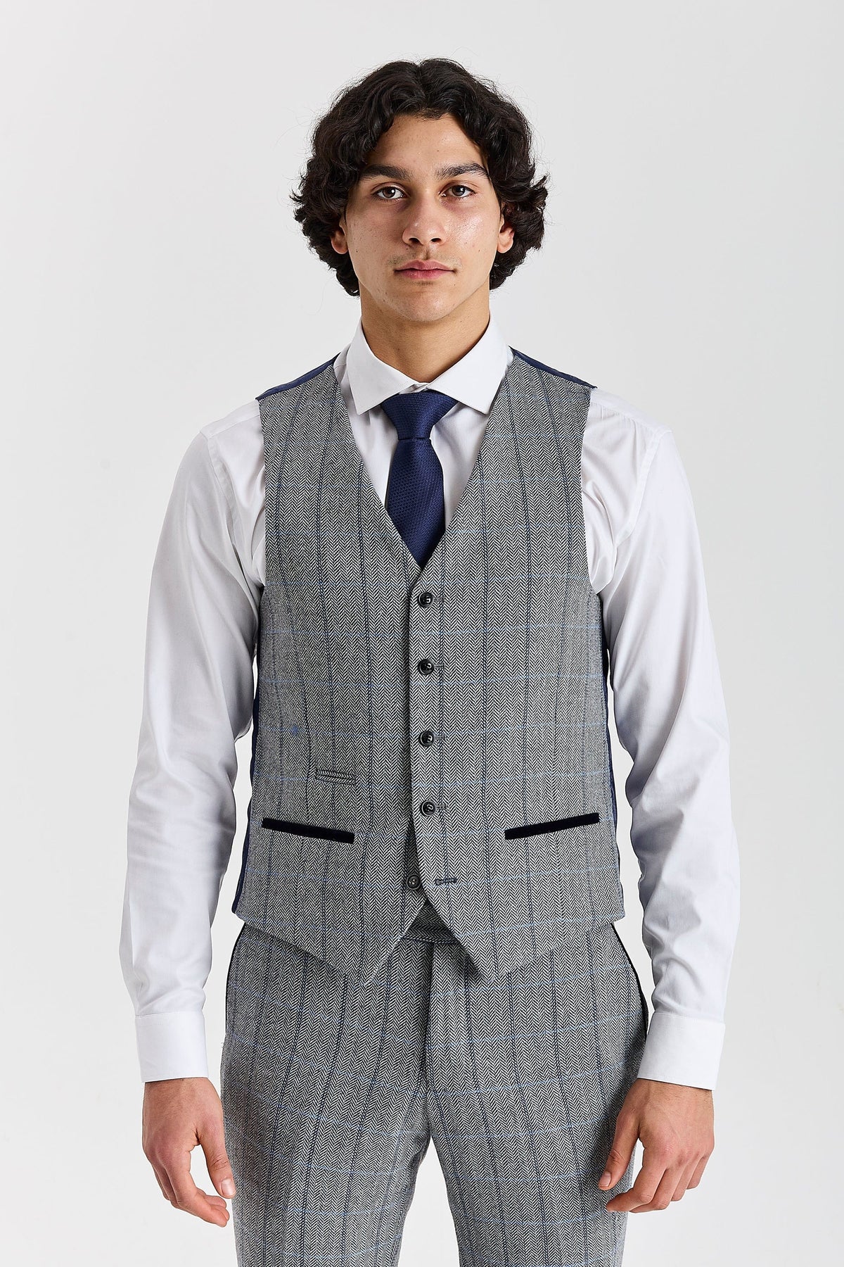Paul Andrew Harris Grey Tweed Three Piece Suit