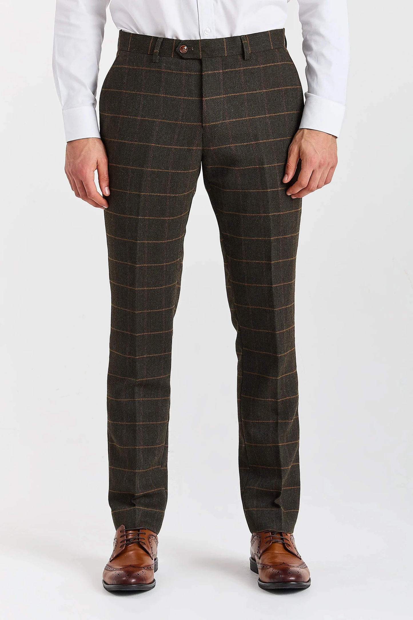 Paul Andrew Harris Green Tweed Three Piece Suit