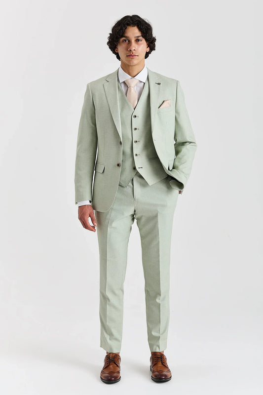 Paul Andrew Belmont Sage Three Piece Suit