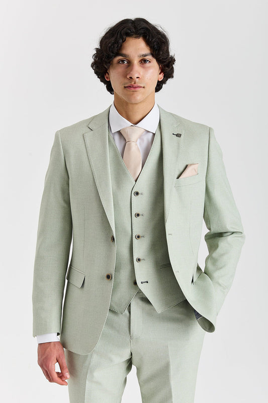 Paul Andrew Belmont Sage Three Piece Suit