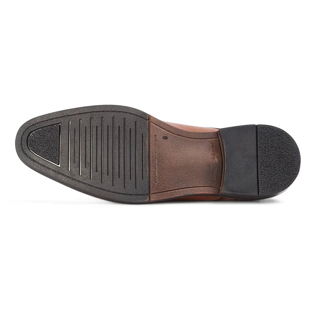 Paul Andrew Regent Tan Leather Oxford Shoes