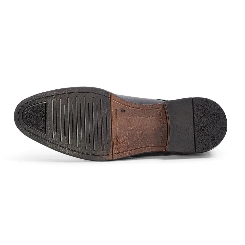 Paul Andrew Regent Black Leather Oxford Shoes