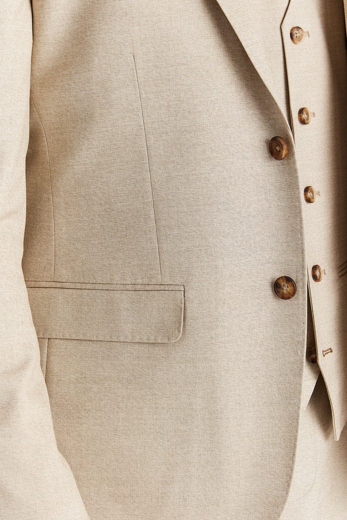 Paul Andrew Belmont Beige 3-Piece Suit