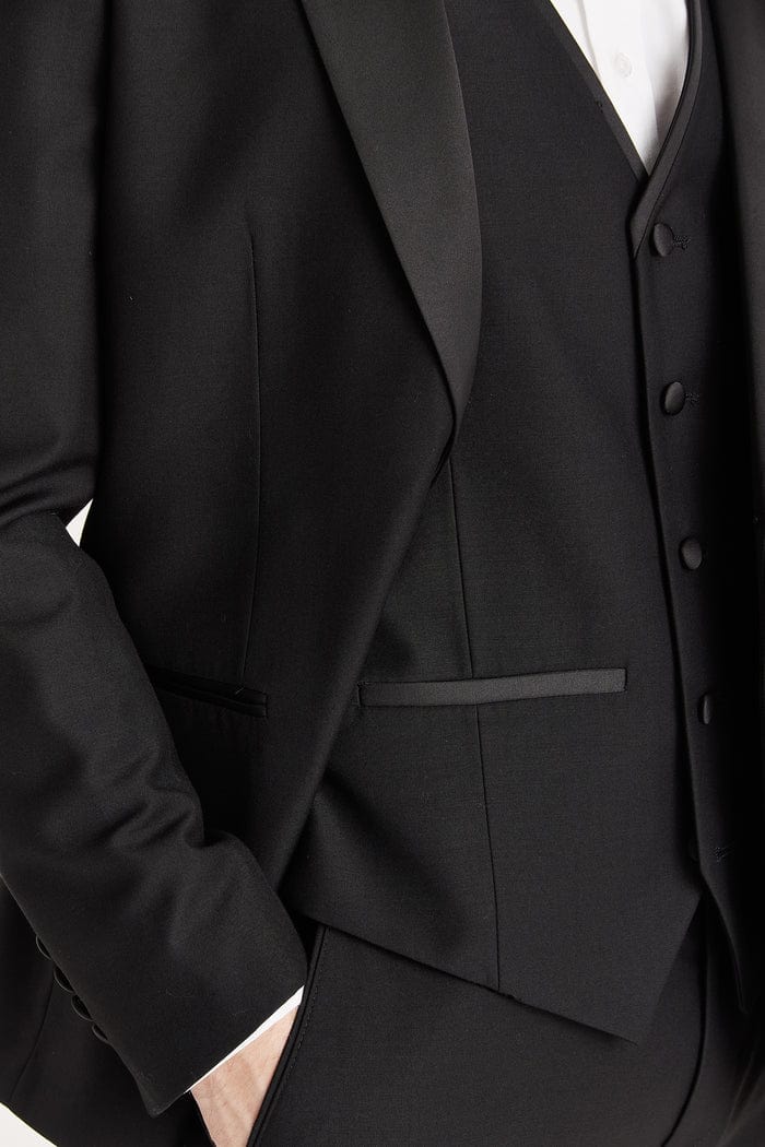 Paul Andrew Harry Black 3-Piece Tuxedo Suit