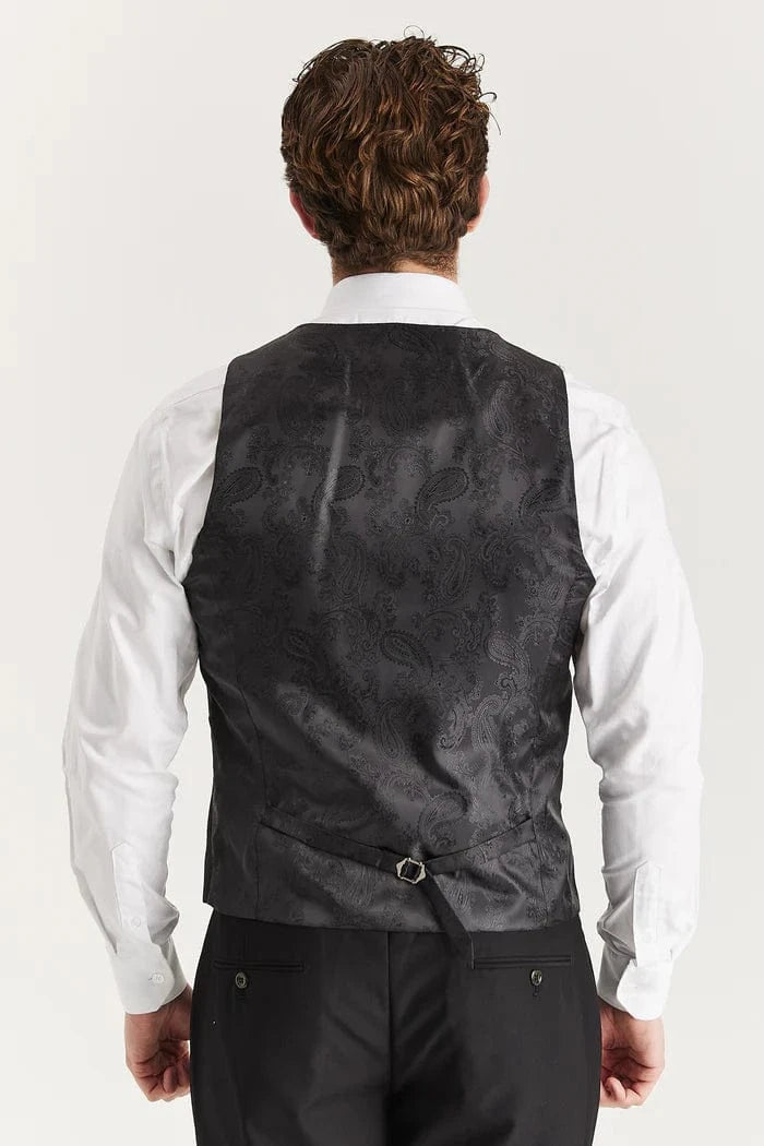 Paul Andrew Harry Black 3-Piece Tuxedo Suit