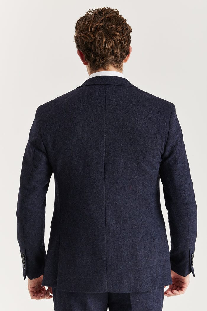 PAUL ANDREW OSCAR NAVY TWEED 3-PIECE SUIT