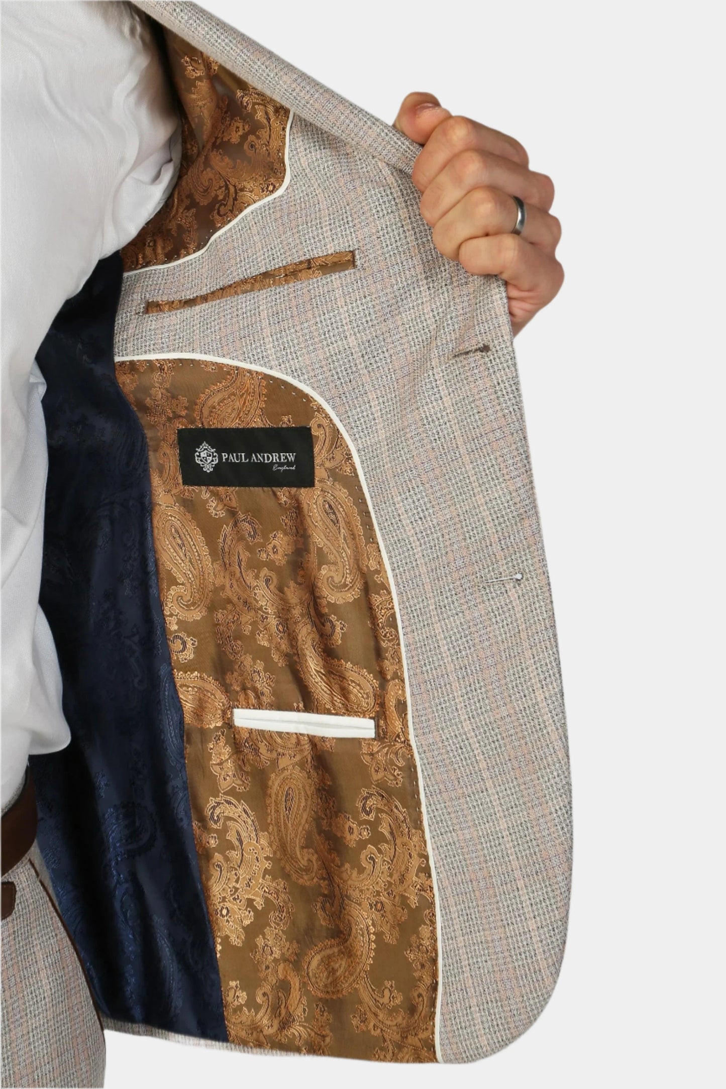 PAUL ANDREW LEO BEIGE 2-PIECE SUIT