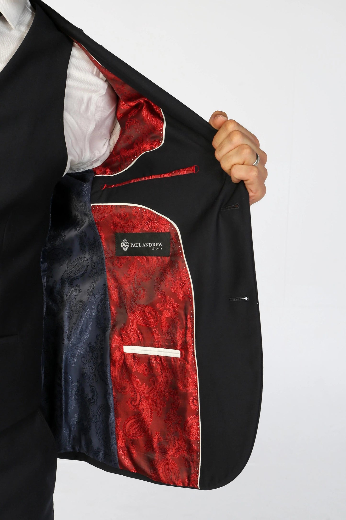 PAUL ANDREW PARKER NAVY 3-PIECE SUIT