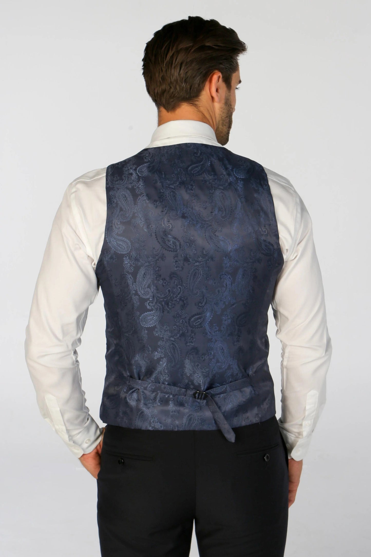 PAUL ANDREW PARKER NAVY 3-PIECE SUIT